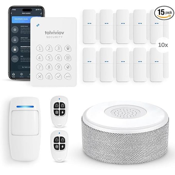 Tolviviov WiFi Home Security Alarm Kit