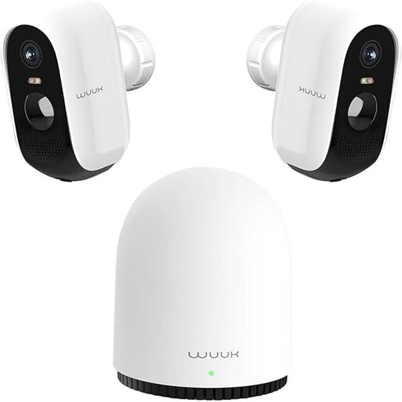 WUUK Wireless Outdoor/Indoor Security Camera Kit