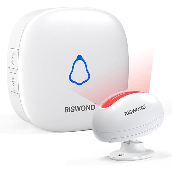 Wireless Motion Sensor Door Chime with Multiple Tunes