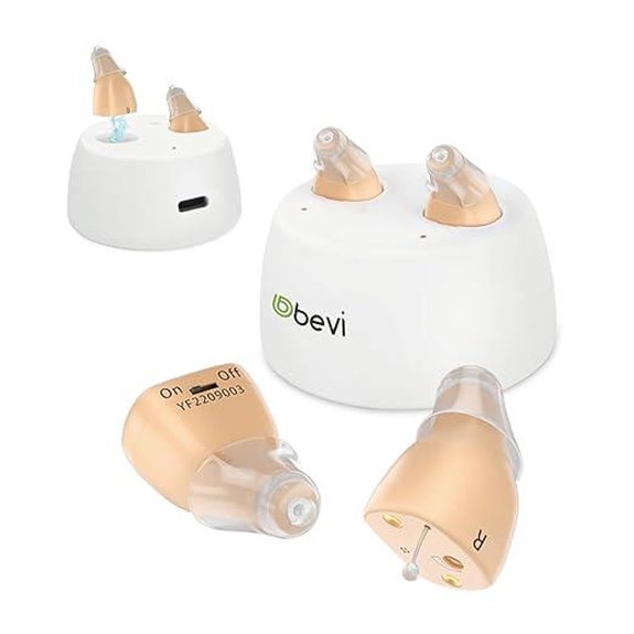 Rechargeable In-Ear Hearing Aids with Noise Cancellation