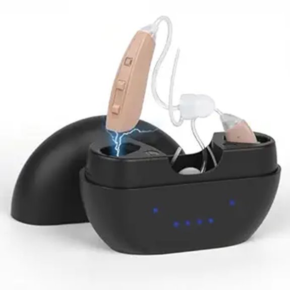 Rechargeable Hearing Aids with Noise Cancelling and Discreet Fit