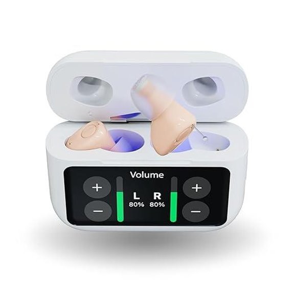 Audien Atom X Hearing Aids with Charging Case