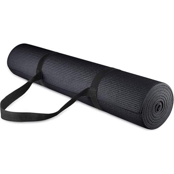 Fitvids 1/4-Inch Yoga Mat with Carrying Strap