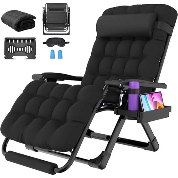 Suteck Oversized Zero Gravity Recliner Chair with Footrest