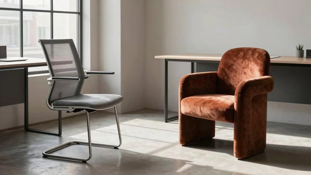 chair style complements workspace