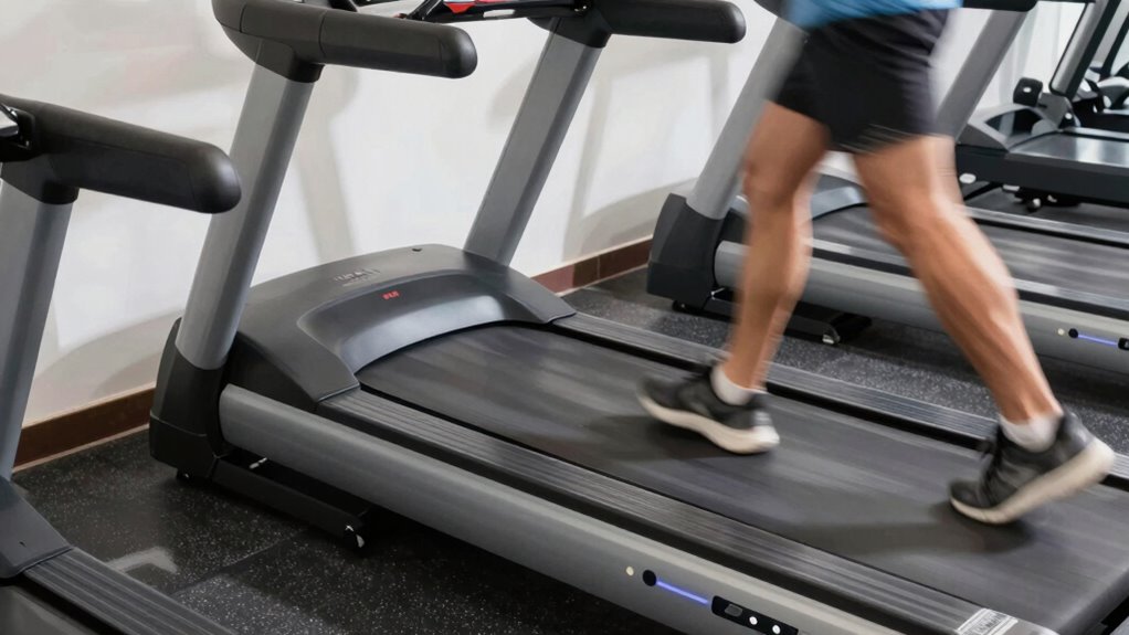 gradually reduce treadmill speed
