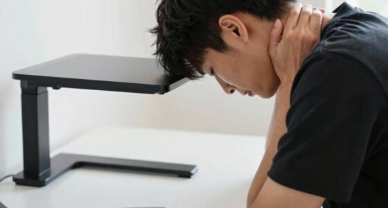 incorrect desk height setup