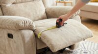 incorrect measurement for recliner