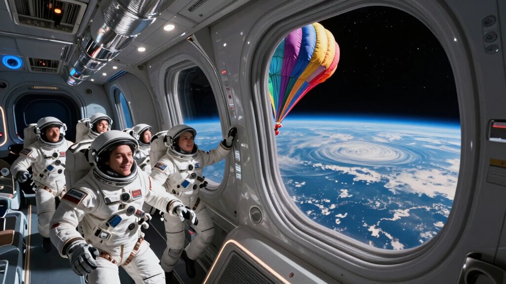 luxury zero gravity space tourism