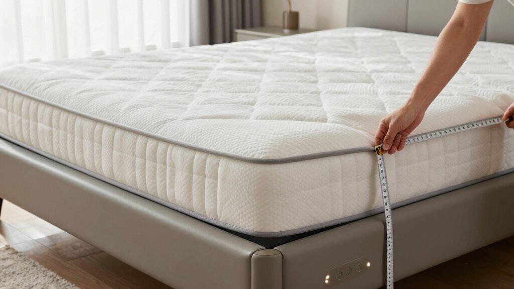 measure mattress and frame