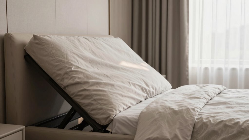 optimal bed elevation for reflux