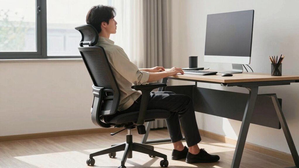 proper ergonomic sitting posture