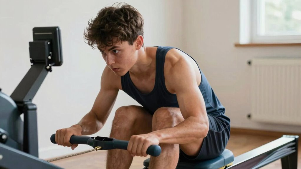 proper form ensures effective rowing