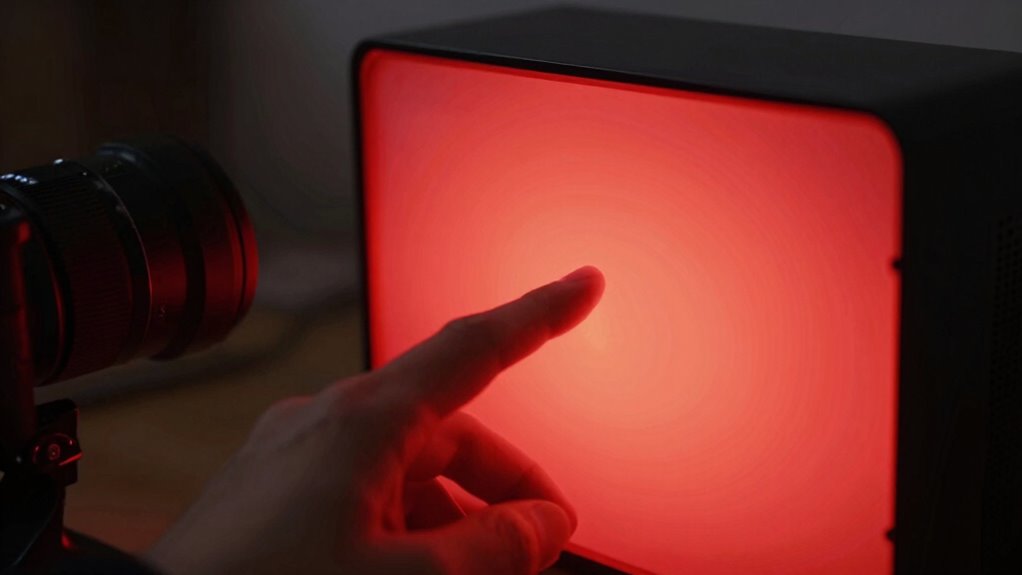 proper red light setup