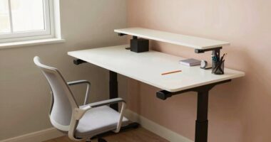 proper standing desk height