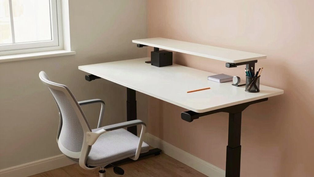 proper standing desk height