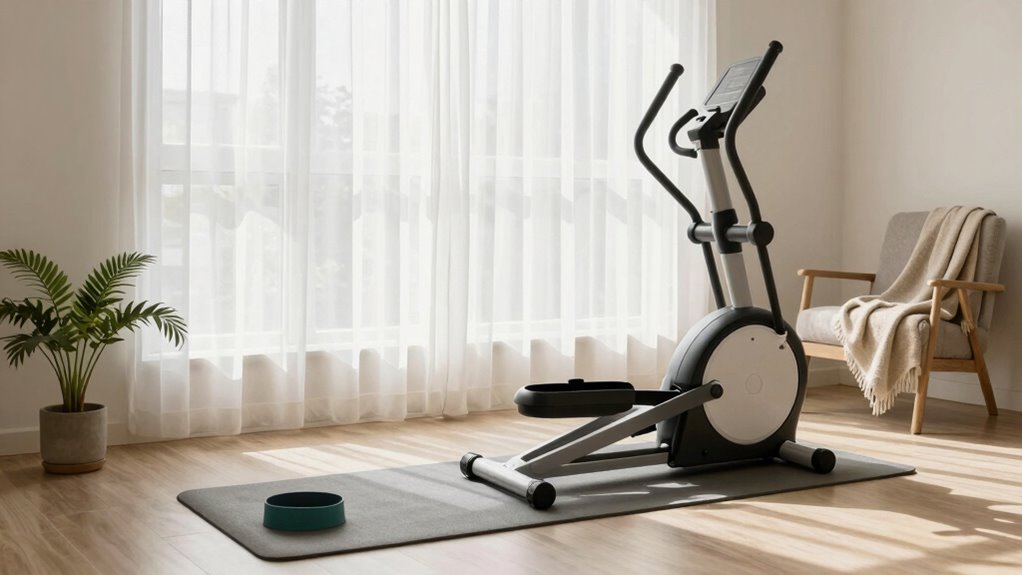 quiet safe exercise environment