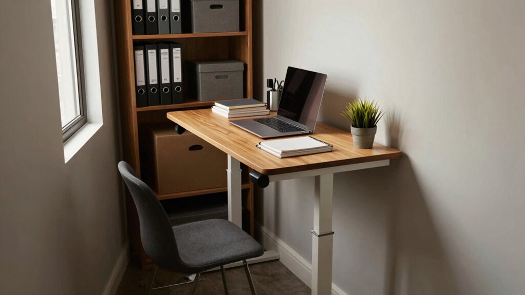 smart small desk organization
