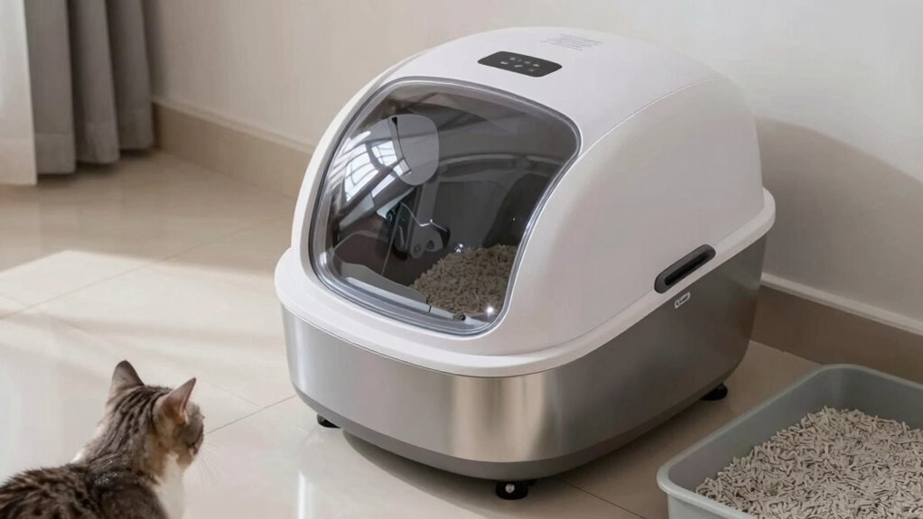 automated cat waste management