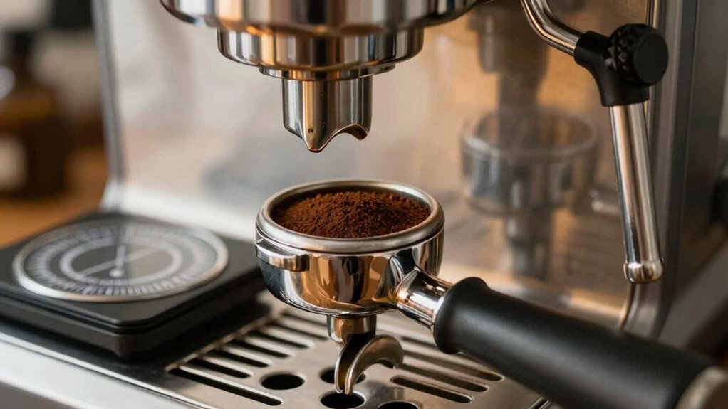 consistent grind and tamp