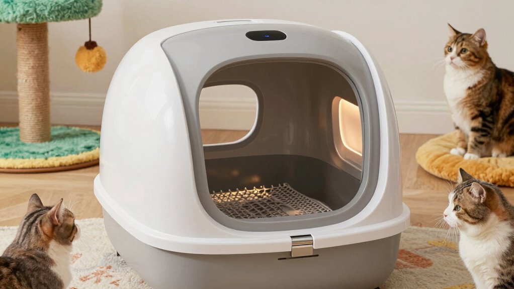 easy multi cat litter maintenance