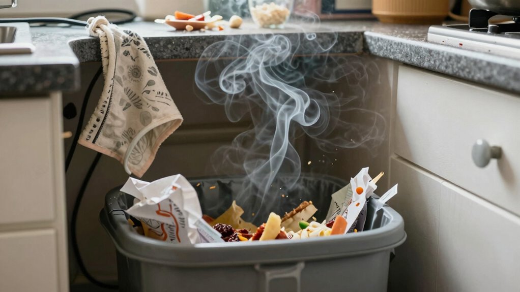 odors spread through dust mold