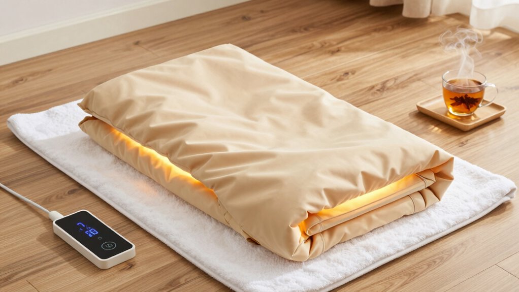 sauna blanket cleanup tips