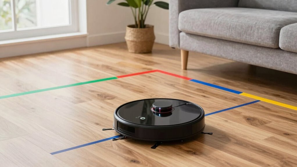 set boundaries for efficient cleaning