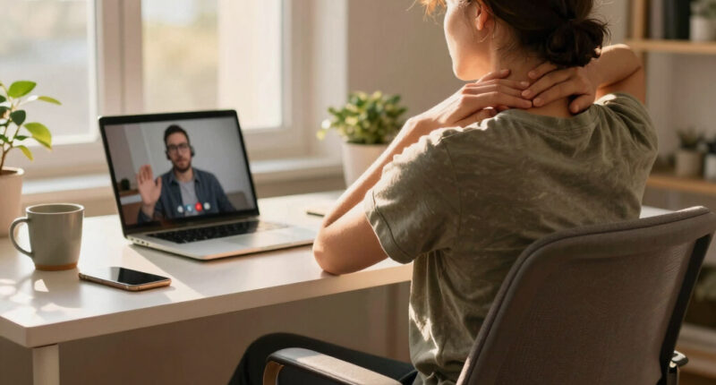 6 Best Yoga Stretches to Do Discretely During a Zoom Meeting