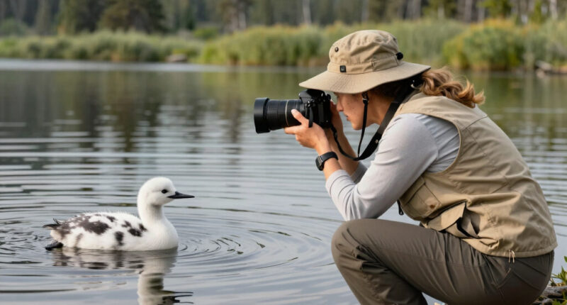 A Rare White Loon Chick Has Surfaced in Montana, and the Photos Are Stunning