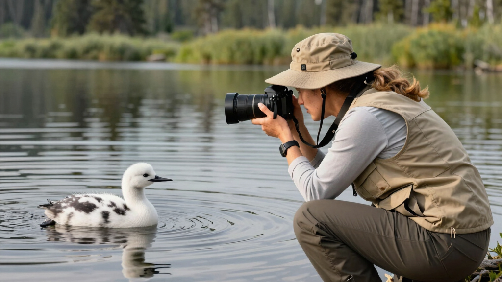 A Rare White Loon Chick Has Surfaced in Montana, and the Photos Are Stunning