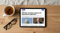 GOP Rep. Tom Kean returns to Congress, disclosing he was diagnosed with depression