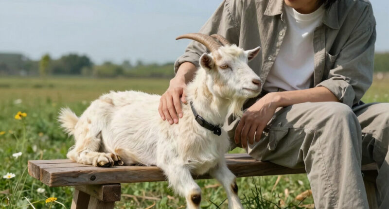 Inside the Unconventional World of Goat Therapy, Where Talking Is Entirely Optional