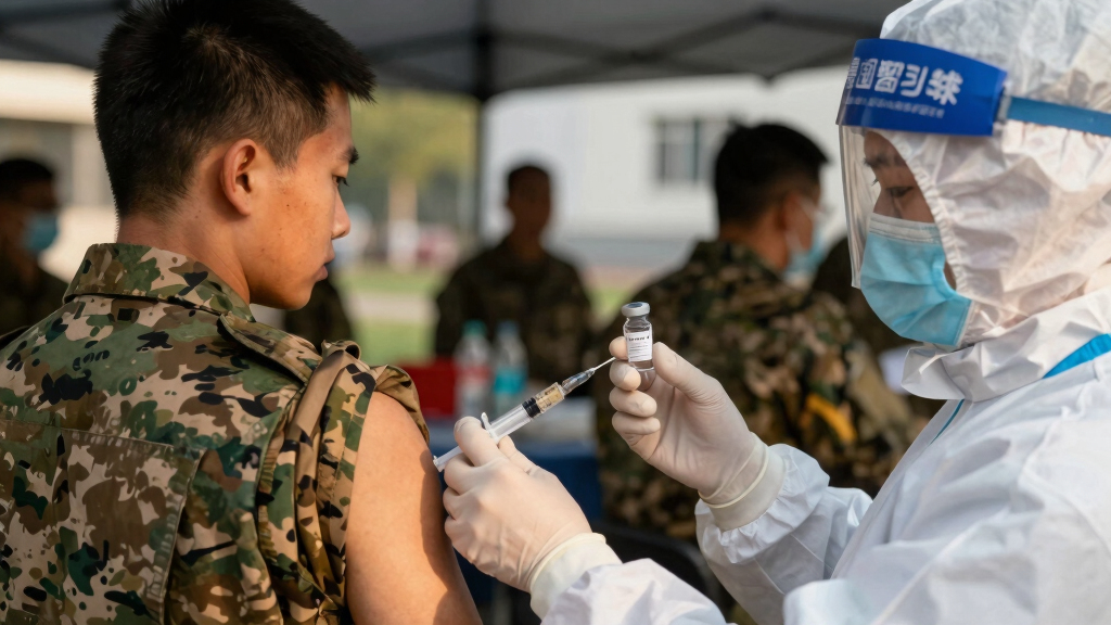 Military requiring flu vaccines for recruits as Air Force base deals with outbreak