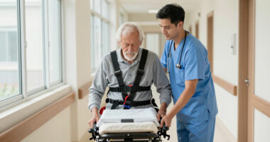 Mitch Mcconnell Ambulance Stretcher Video