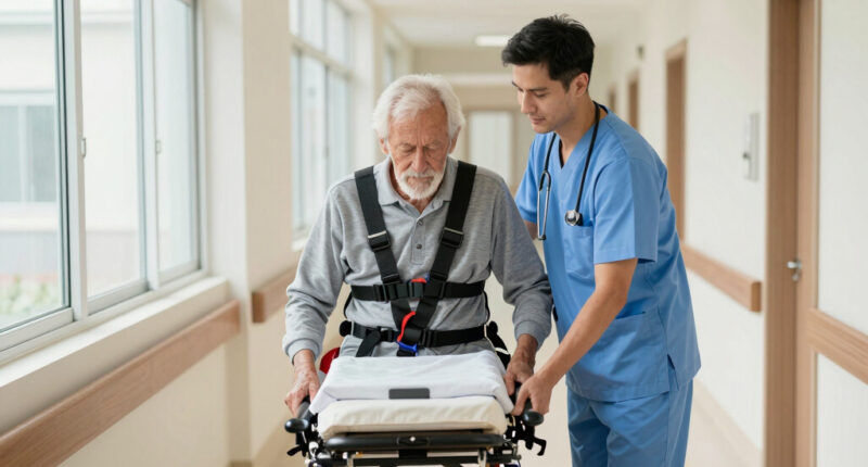 Mitch Mcconnell Ambulance Stretcher Video