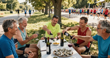 At This French Marathon, Runners Make Pit Stops For Wine And Oysters