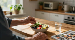 Healthy Eating Fruits And Microgreens