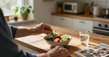 Healthy Eating Fruits And Microgreens