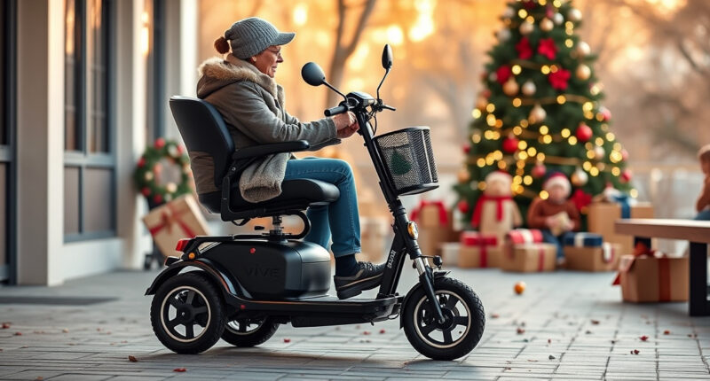 Vive 4 Wheel Mobility Scooter: A Holiday Evening Out