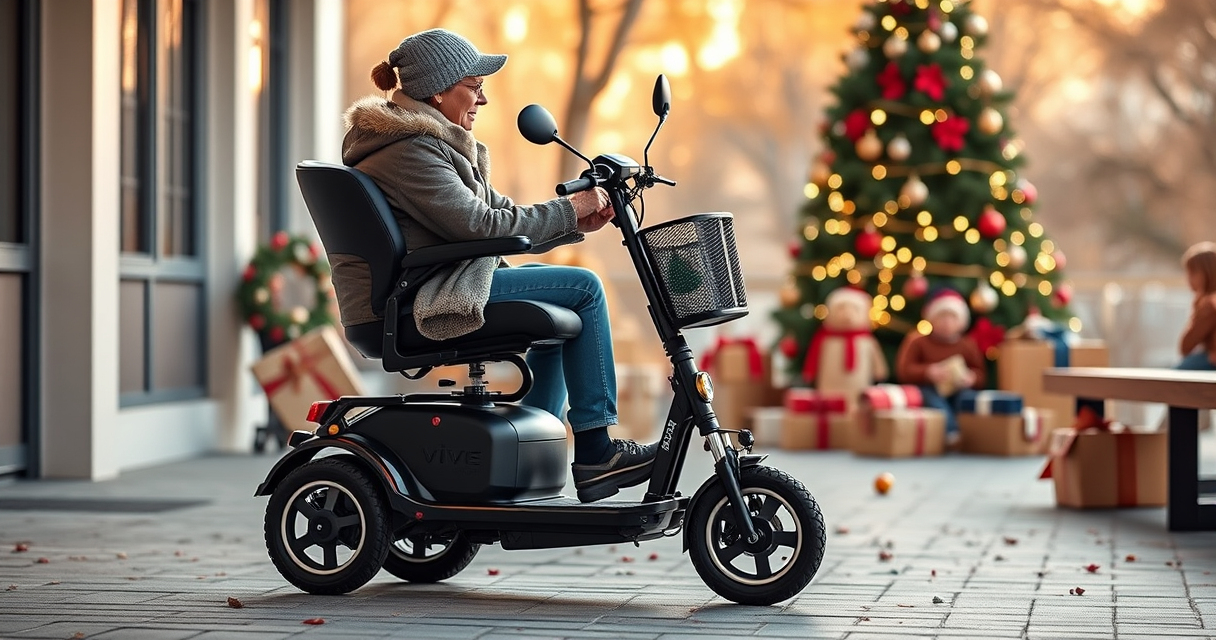 Vive 4 Wheel Mobility Scooter: A Holiday Evening Out